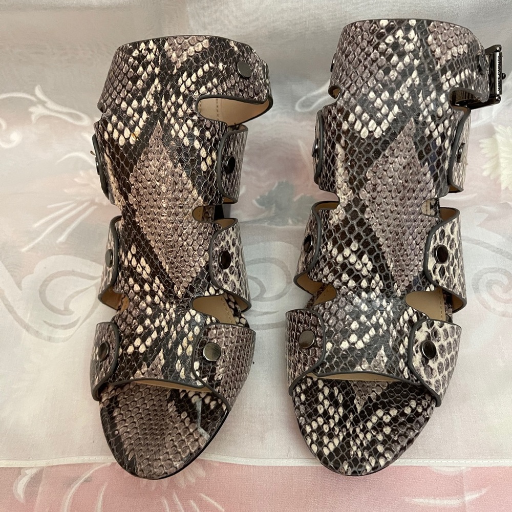 Reptile skin Sandals